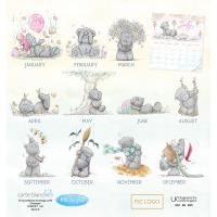 2025 Me to You Bear Spiral Bound Classic Desk Calendar Extra Image 1 Preview